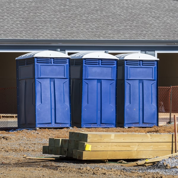 are there any restrictions on what items can be disposed of in the porta potties in Carmel